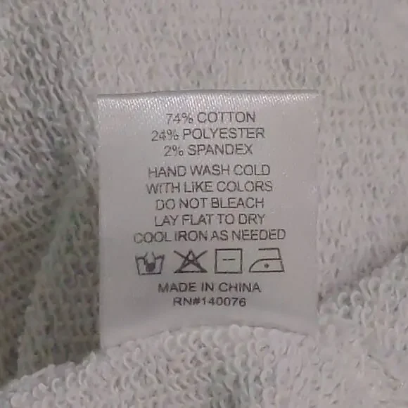 Generation Love Pullover Sweatshirt Women's M Gray Yellow Tassels Trim - Picture 5 of 6